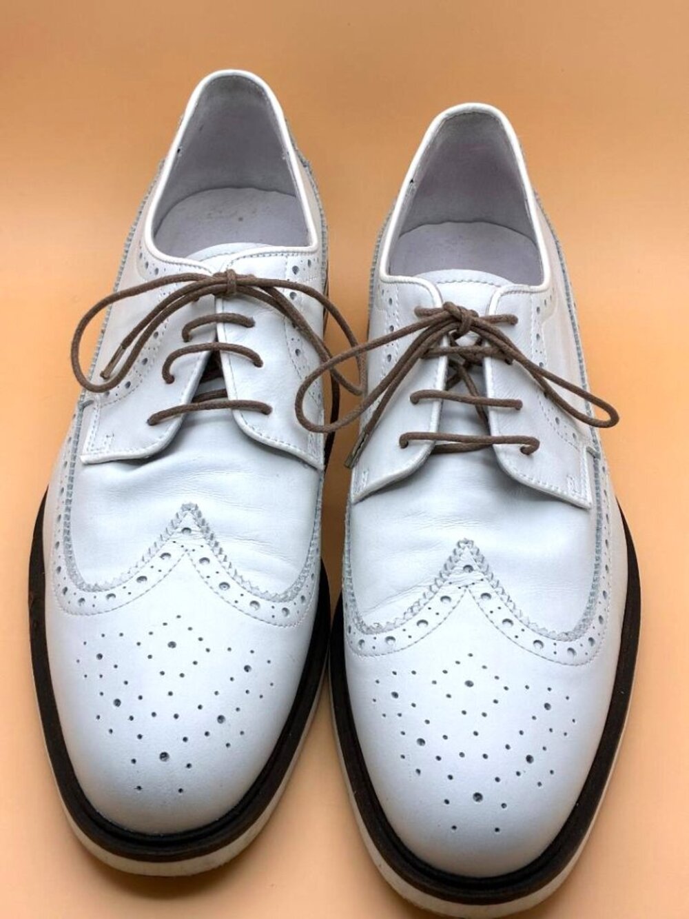 *HAND MADE* Giovanni Marquez by Valuni Italian Leather Oxford Shoes Sz 44/10.5